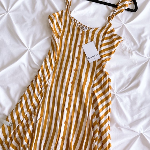 Love, Fire Flutter Cap Sleeve Sudan Dress - Picture 4 of 4